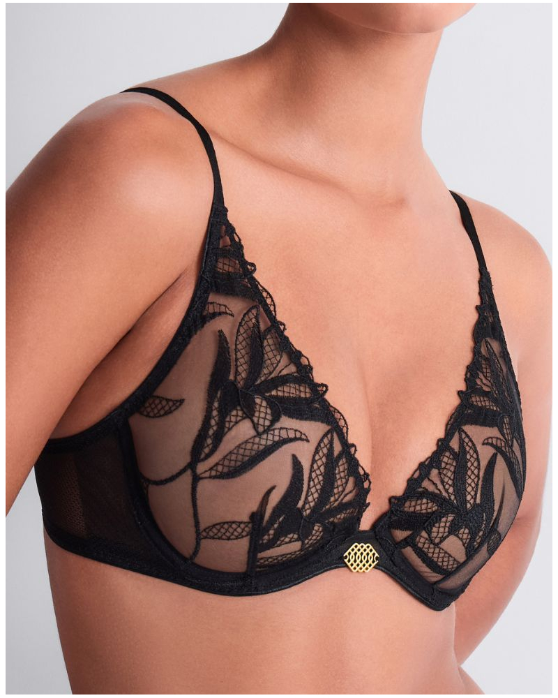 Soutien-gorge triangle armatures Aubade Sweet Euphoria (Noir)