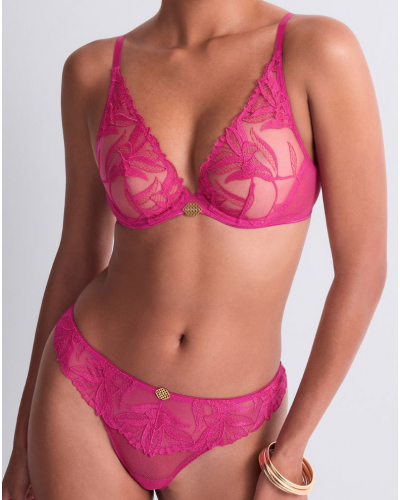 Sujetador de triángulo con aros Aubade Sweet Euphoria (Passion Rose)