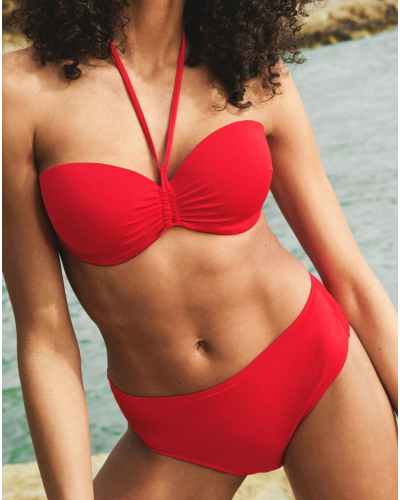 Culotte de bain taille haute Marie Jo Bain Madurai (Pomme d'Amour)