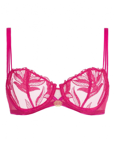 Underwired demi bra Aubade Sweet Euphoria (Passion Rose)