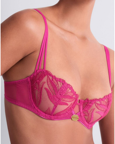 Soutien-gorge corbeille armatures Aubade Sweet Euphoria (Passion Rose)