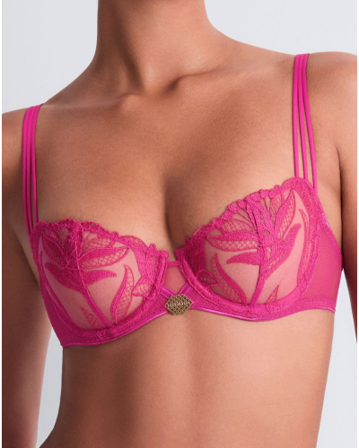 Soutien-gorge corbeille armatures Aubade Sweet Euphoria (Passion Rose)