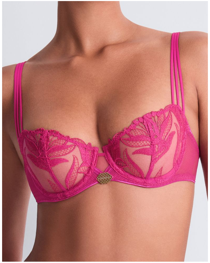 Underwired demi bra Aubade Sweet Euphoria (Passion Rose)