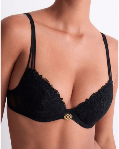 Soutien-gorge plunge coussinet Aubade Sweet Euphoria (Noir)