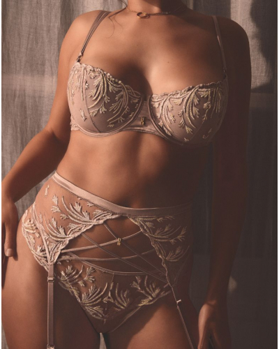 Thong Aubade Cosmic Romance (Sand Rose)