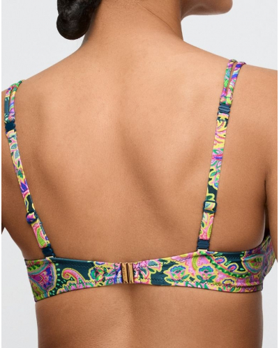 Padded heartshape bikini top Marie Jo Bain Jolise (Tropical Paisley)