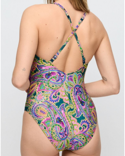 Bañador de una pieza sin aros Marie Jo Bain Jolise (Tropical Paisley)