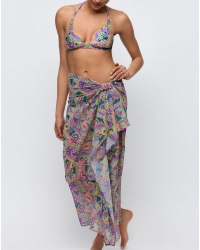 Paréo de plage Marie Jo Bain Jolise (Tropical Paisley)