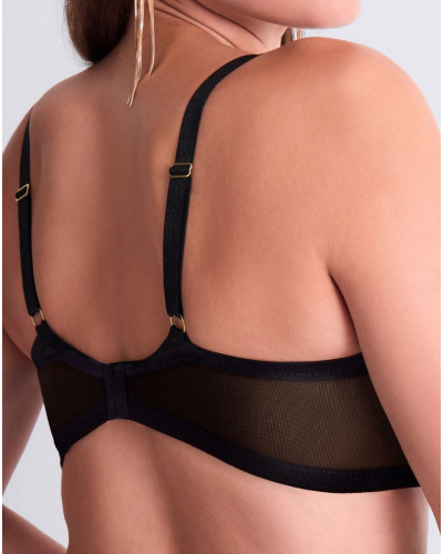 Underwired triangle bra Aubade Cosmic Romance (Black Star)