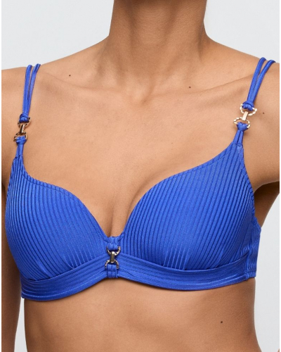 Padded bath bra heart shape Marie Jo Bain Emly (Electric Blue)