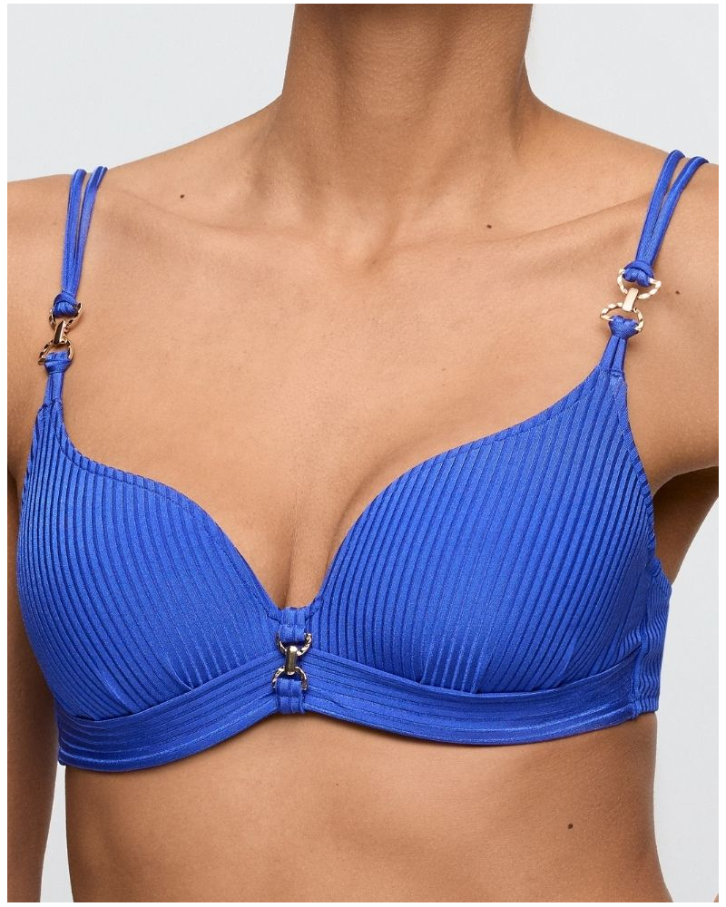 Padded bath bra heart shape Marie Jo Bain Emly (Electric Blue)