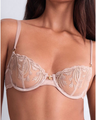 Sujetador corbeille con aros Aubade Cosmic Romance (Sand Rose)