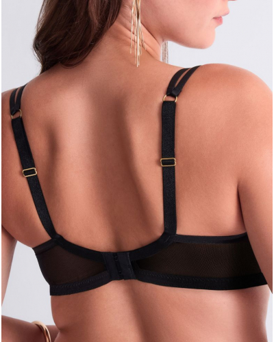 Underwired demi bra Aubade Cosmic Romance (Black Star)