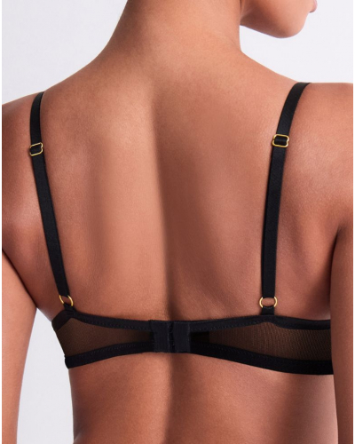 Soutien-gorge plunge foulard Aubade Cosmic Romance (Black Star)