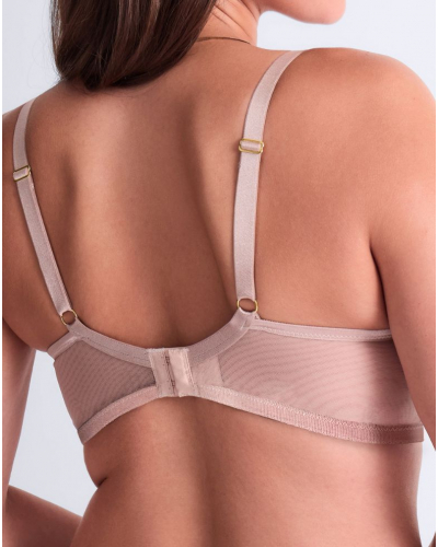 Soutien-gorge plunge foulard Aubade Cosmic Romance (Sand Rose)
