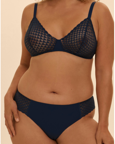 High-cut shorty Simone Pérèle Subtile (Midnight)