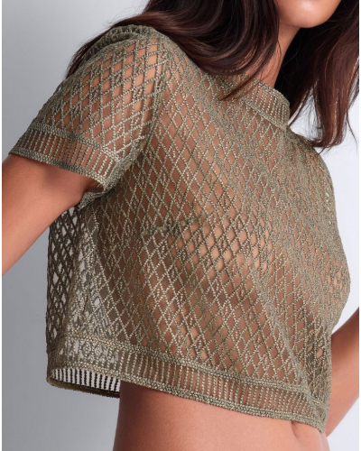 Top de manga corta Aubade Stardust Dream (Nile Green)