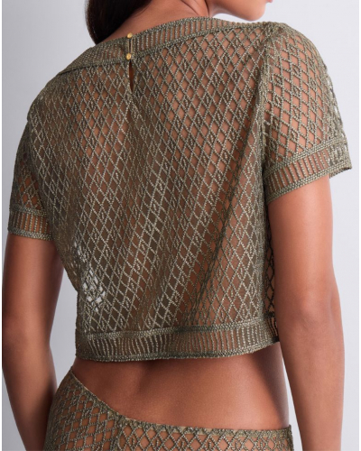 Top de manga corta Aubade Stardust Dream (Nile Green)