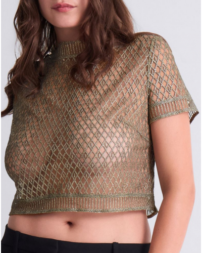 Short-sleeved top Aubade Stardust Dream (Nile Green)