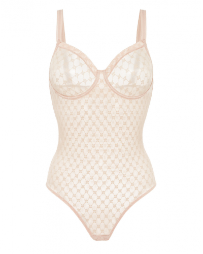 Body moldeador con aros Simone Pérèle Plume (Peau Rosée)