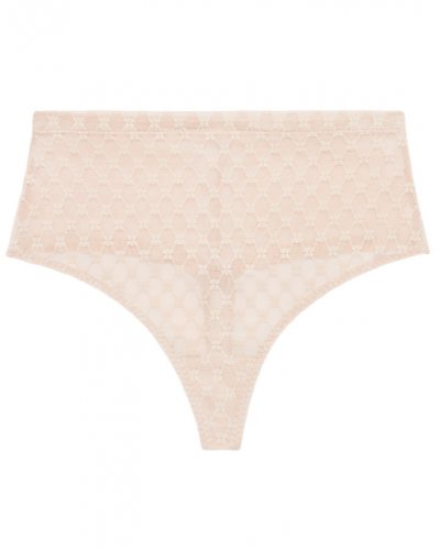 High-waisted shaping thong Simone Pérèle Plume (Peau Rosée)
