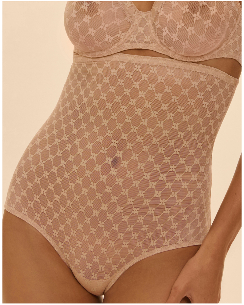 Culotte haute gainante Simone Pérèle Plume (Peau Rosée)