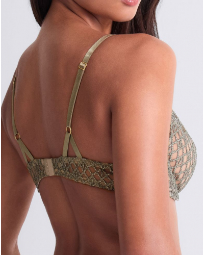 Underwired triangle bra Aubade Stardust Dream (Nile Green)