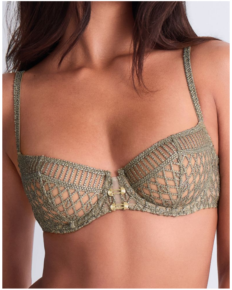 Sujetador corbeille con aros Aubade Stardust Dream (Nile Green)