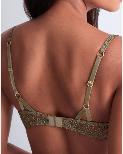 Underwired demi bra Aubade Stardust Dream (Nile Green)