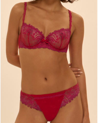 Tanga Simone Pérèle Wish (Rouge Rainbow)