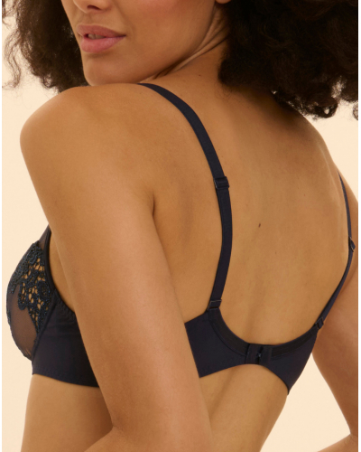 Soutien-gorge armature décolleté plongeant Simone Pérèle Saga (Saphir)