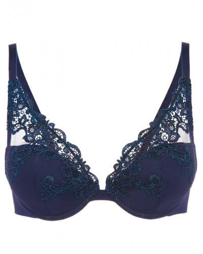 Soutien-gorge push-up décolleté plongeant Simone Pérèle Saga (Saphir)