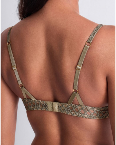 Padded plunge bra Aubade Stardust Dream (Nile Green)