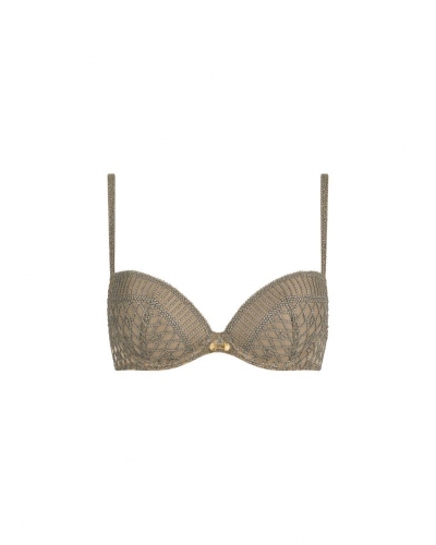Padded plunge bra Aubade Stardust Dream (Nile Green)
