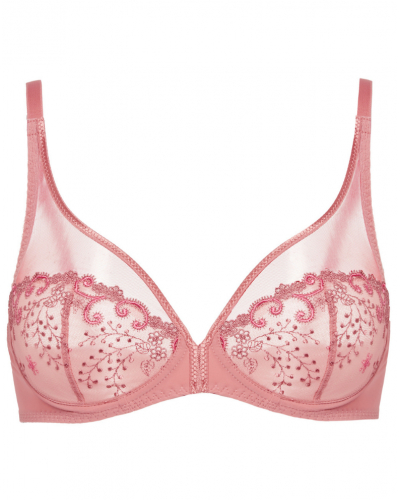 Soutien-gorge armature décolleté plongeant Simone Pérèle Délice (Rose Fumé)