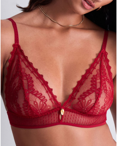 Triangle bra Aubade Mystery Of Love (Cherry)