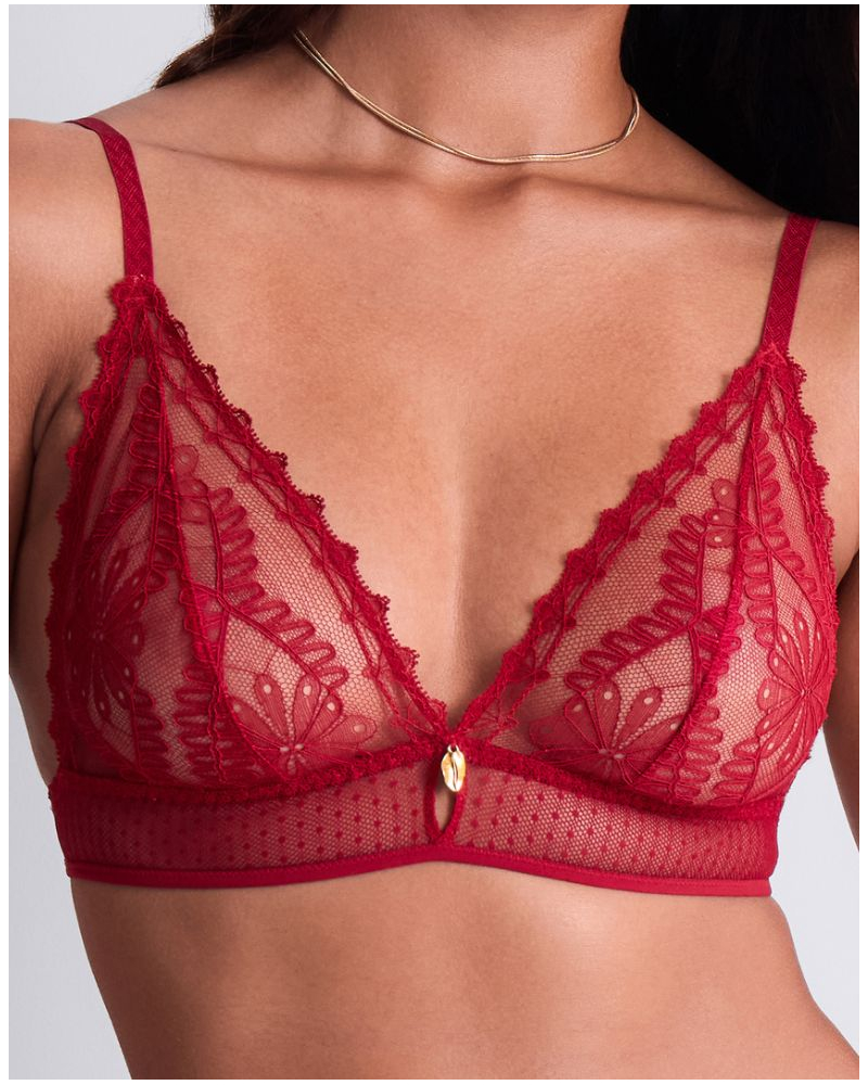 Triangle bra Aubade Mystery Of Love (Cherry)