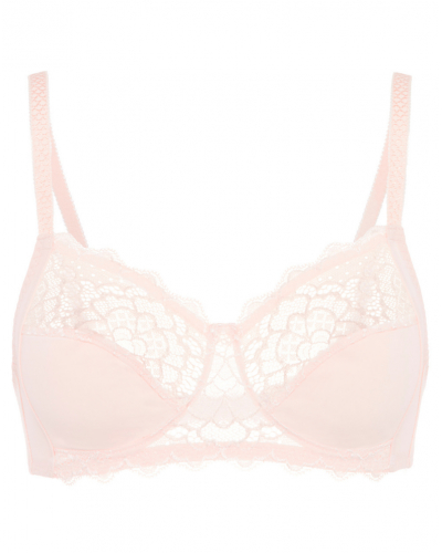 Structured wire-free bra Simone Pérèle Caresse (Poudre)