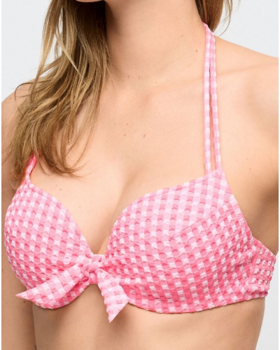Padded bath bra heart shape Marie Jo Bain Mary lynn (Rose Gingham)