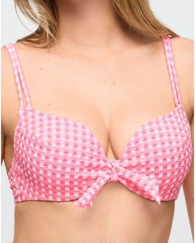 Soutien-gorge de bain coque forme de coeur Marie Jo Bain Mary lynn (Rose Gingham)