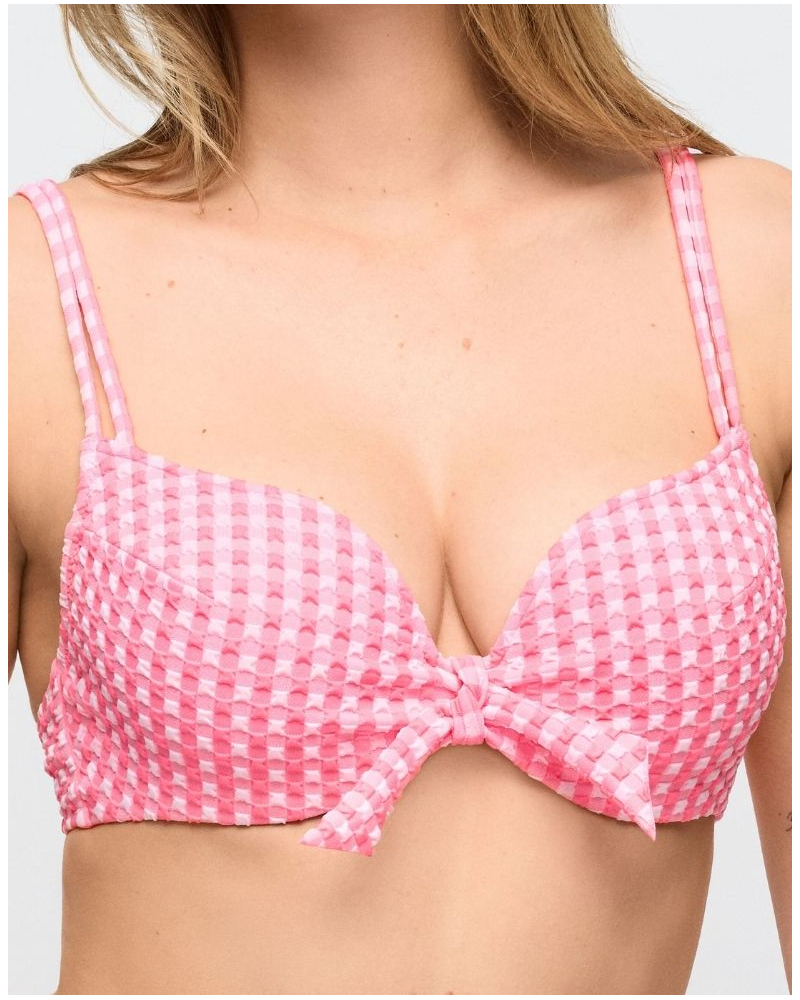 Padded bath bra heart shape Marie Jo Bain Mary lynn (Rose Gingham)