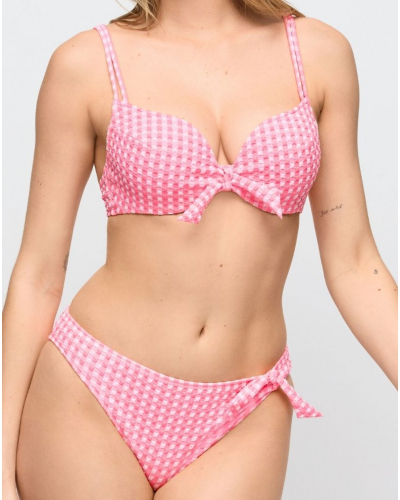 Padded bath bra heart shape Marie Jo Bain Mary lynn (Rose Gingham)
