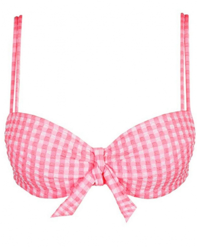 Balcony bikini top with foam cup Marie Jo Swim Mary lynn (Rose Gingham)