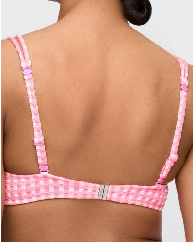 Sujetador de baño balconet con copa Marie Jo Swim Mary lynn (Rose Gingham)