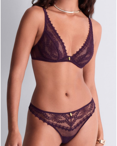 Thong Aubade Mystery Of Love (Plum)