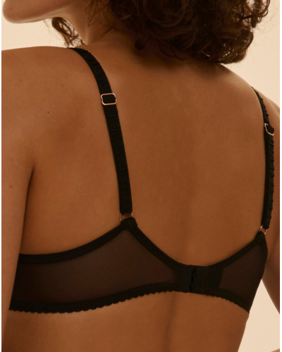 Plunging Underwired bra Simone Pérèle Idole (Black)