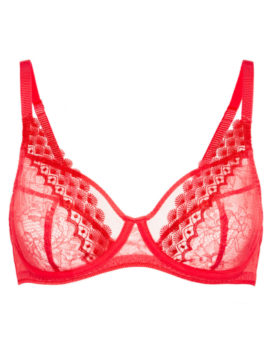 Soutien-gorge armatures foulard Simone Pérèle Radieuse (Flamingo)
