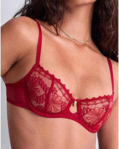 Soutien-gorge corbeille armatures Aubade Mystery Of Love (Cherry)
