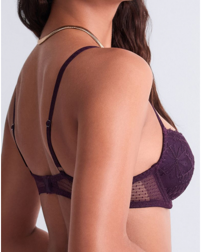 Soutien-gorge plunge coque Aubade Mystery Of Love (Plum)