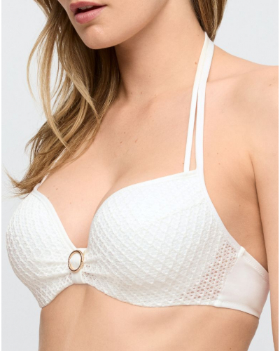 Soutien-gorge de bain coque forme de coeur Marie Jo Bain Taleah (Elfin White)